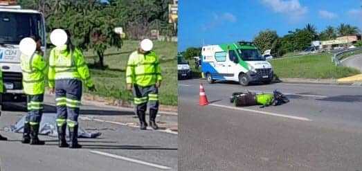 Acidente fatal com motociclista em Barra do Jacuípe