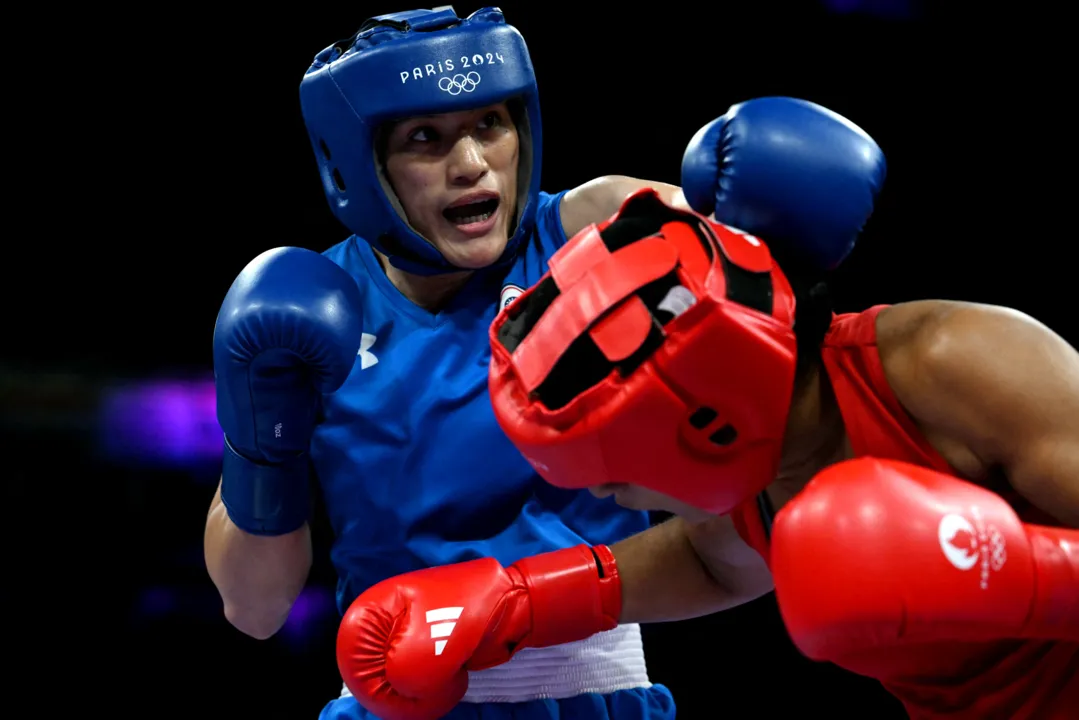 Jogos de Paris: Baiana Bárbara Santos é eliminada na estreia no boxe