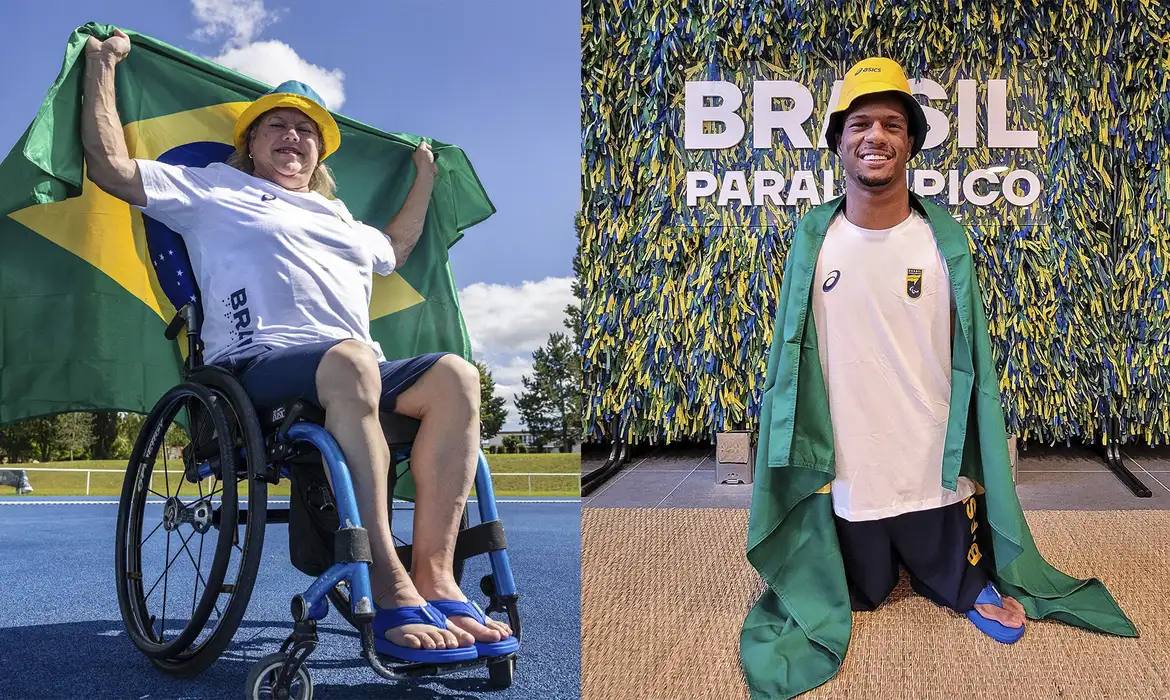 Beth Gomes e Gabrielzinho levarão bandeira do Brasil na Paralimpíada