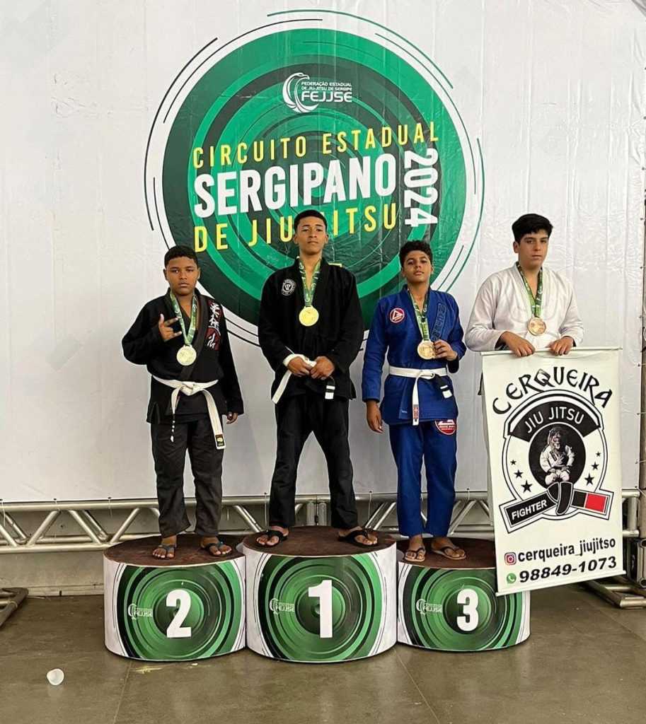 Madredeusense de 13 anos conquista medalha de 3° lugar em campeonato de Jiu-Jitsu em Sergipe