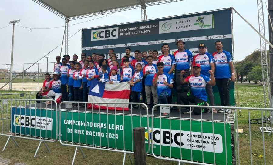 Nove ciclistas baianos sobem ao pódio no Campeonato Brasileiro de BMX