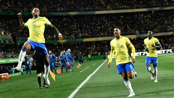 Eliminatórias: Rodrygo marca e garante vitória do Brasil por 1 a 0 contra o Equador