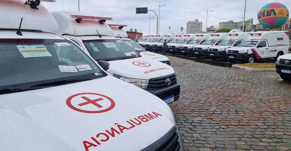 Mais 60 municípios na Bahia ganham novas ambulâncias; investimento supera R$ 17 mi