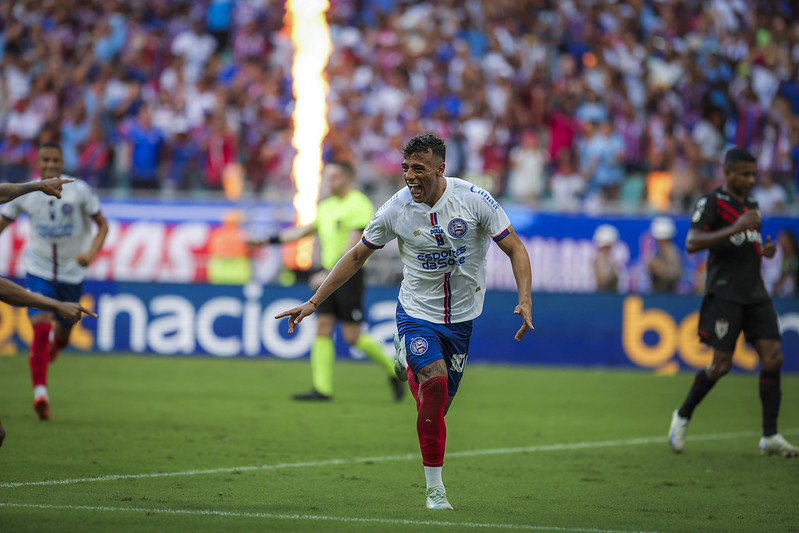 Bahia garante vaga na Libertadores com vitória sobre o Atlético-GO na Fonte Nova