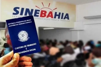 SineBahia anuncia as oportunidades para esta Sexta-feira (03/01)