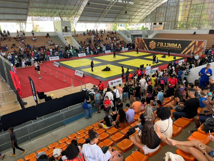 Ginásio de Cajazeiras sedia primeira competição de jiu-jitsu na Bahia em 2025, neste domingo (9)