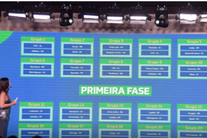 Definidos os jogos da 1ª fase da Copa do Brasil masculina de futebol